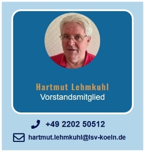 Lufthansa Sportverein Köln e.V. - Vorstandsmitglied Hartmut Lehmkuhl