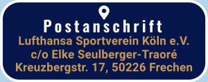 Lufthansa Sportverein Köln e.V. - Postanschrift